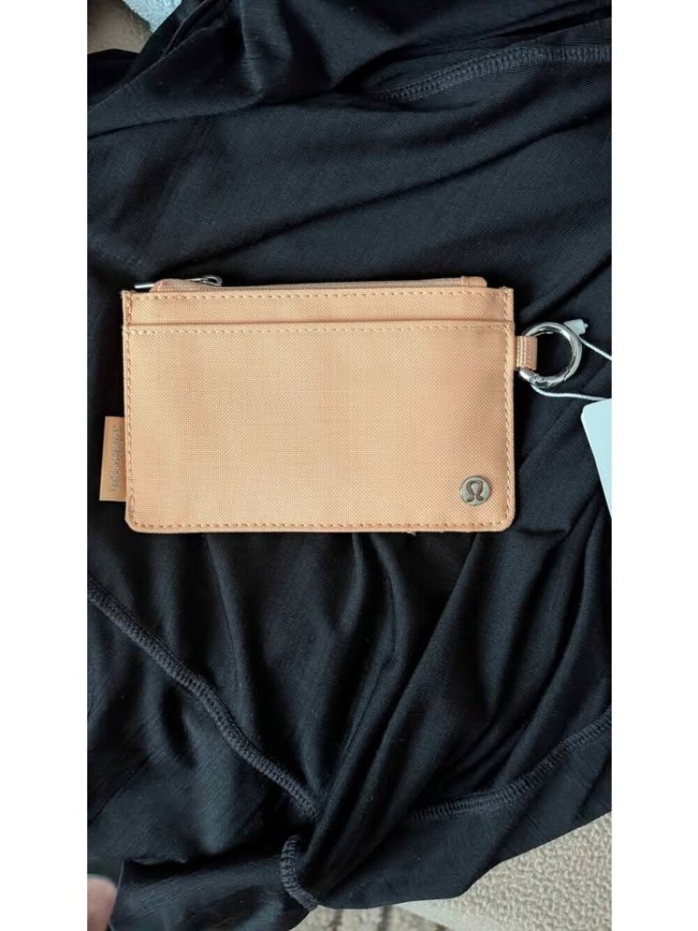 lululemon Clippable Card Case wallet NEW orange